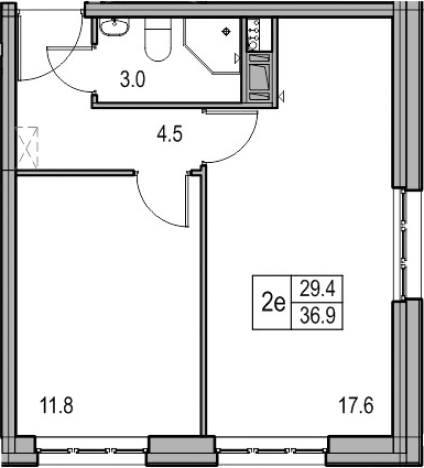 Купить двухкомнатную квартиру в новостройках у метро Крестовский остров в Санкт-Петербурге. Вариант № 329191, 0, площадь -  квм, цена 6689970 рублей