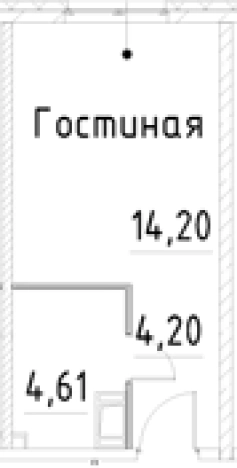 Купить Студию в новостройках на улице проспект Большевиков в Санкт-Петербурге. Вариант № 7596892, 0, площадь -  квм, цена 4975271 рублей