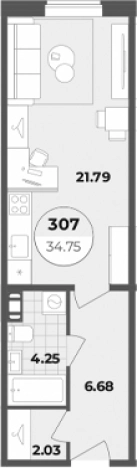 Купить Студию в новостройках у метро Лиговский проспект в Санкт-Петербурге. Вариант № 6855448, 0, площадь -  квм, цена 13208475 рублей