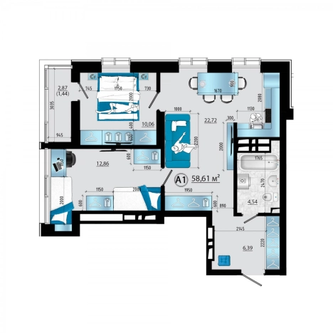 Купить квартиру в Приморском крае. Вариант № 6057118, 0, площадь -  квм, цена 12419143 рублей