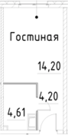 Купить Студию в новостройках на улице проспект Большевиков в Санкт-Петербурге. Вариант № 7596639, 0, площадь -  квм, цена 4975271 рублей