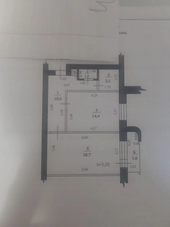 Купить однокомнатную квартиру в Стерлитамаке. Вариант № 3967940, 23, площадь -  квм, цена 3750000 рублей