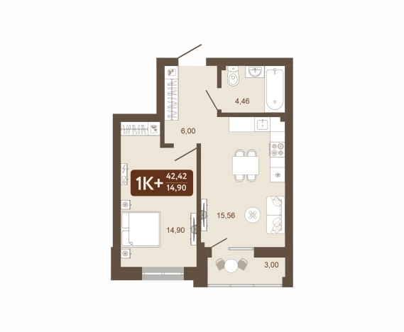 Купить квартиру в новостройках в ЖК Наследие в Кемерове. Вариант № 161649, 0, площадь -  квм, цена 6320580 рублей