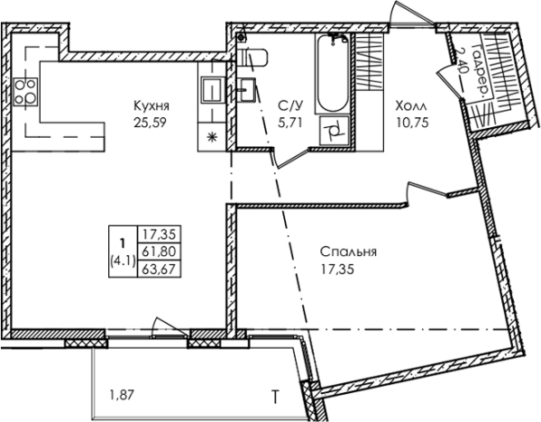 Купить квартиру в новостройках у метро Беговая в Санкт-Петербурге. Вариант № 6855905, 0, площадь -  квм, цена 20550000 рублей