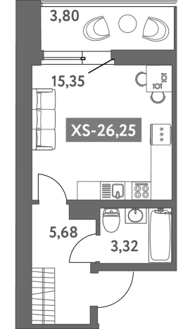 Купить Студию в новостройках в ЖК Аквилон Zalive в Санкт-Петербурге. Вариант № 4036037, 0, площадь -  квм, цена 8250428 рублей