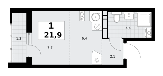 Купить квартиру в ЖК Родные кварталы в Москве. Вариант № 252788, 0, площадь -  квм, цена 9490365 рублей