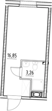 Купить Студию в районе Фрунзенский в Санкт-Петербурге. Вариант № 5558257, 0, площадь -  квм, цена 6568612 рублей