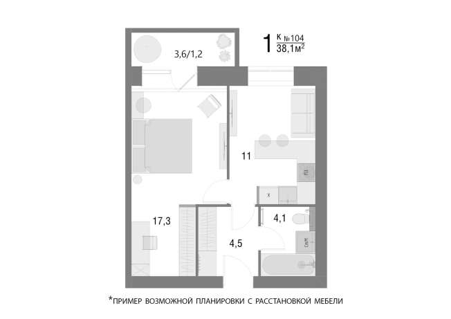 Купить квартиру в новостройках в Вологодской области. Вариант № 126345, 0, площадь -  квм, цена 3695700 рублей