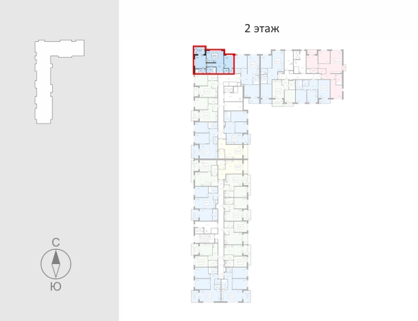 Купить двухкомнатную квартиру в новостройках в ЖК Квартал Новаторов в Владимире. Вариант № 130639, 2, площадь -  квм, цена 6937350 рублей
