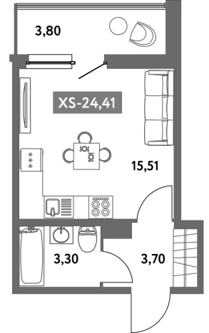 Купить Студию в новостройках в ЖК Аквилон Zalive в Санкт-Петербурге. Вариант № 4036322, 0, площадь -  квм, цена 8166706 рублей