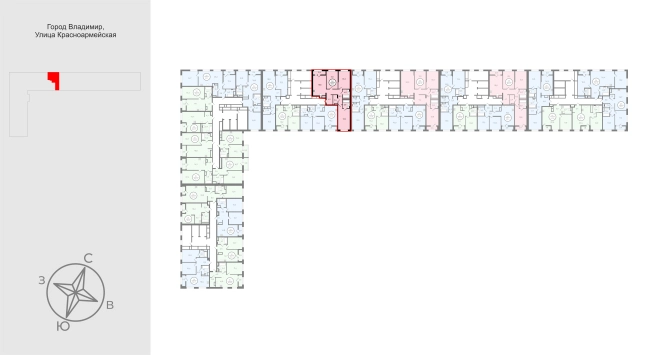 Купить трехкомнатную квартиру на улице Пичугина в Владимире. Вариант № 9562015, 0, площадь -  квм, цена 11628000 рублей