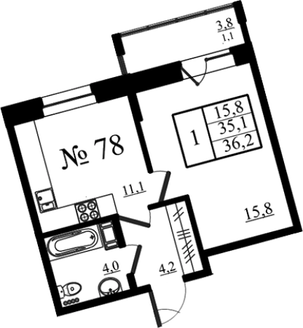 Купить квартиру в новостройках на улице Красносельское шоссе в Гатчине. Вариант № 7259261, 0, площадь -  квм, цена 6158380 рублей