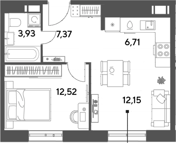 Купить двухкомнатную квартиру на улице Студенческий проезд в Ивантеевке. Вариант № 140647, 0, площадь -  квм, цена 6875236 рублей