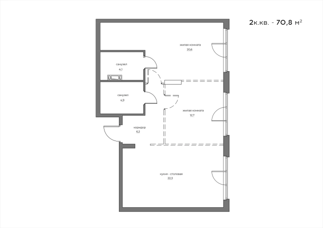 Купить квартиру в новостройках в ЖК Жилой комплекс "Wellart City" в Пензе. Вариант № 100990, 0, площадь -  квм, цена 9282659 рублей