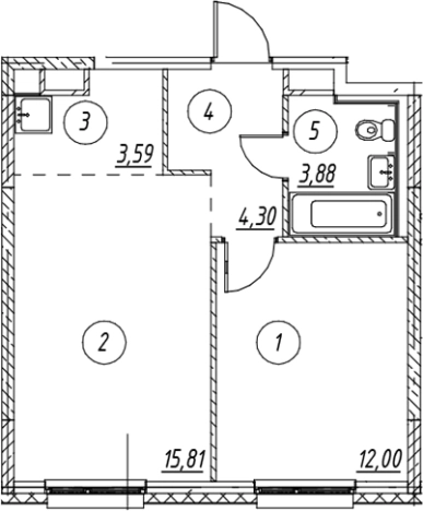 Купить квартиру в новостройках в ЖК Новые Лаврики в Мурине. Вариант № 7253161, 0, площадь -  квм, цена 7183176 рублей