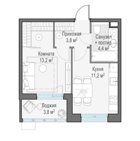 Купить квартиру в ЖК Новое Пушкино в Пушкине. Вариант № 165842, 0, площадь -  квм, цена 7630000 рублей