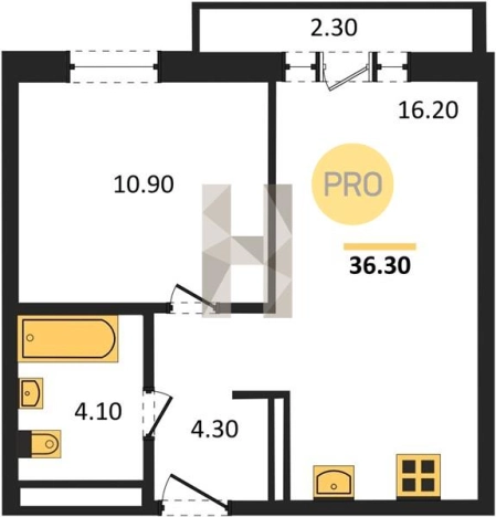 Купить однокомнатную квартиру в ЖК Город Оружейников в Удмуртской Республике. Вариант № 68729, 0, площадь -  квм, цена 2700880 рублей