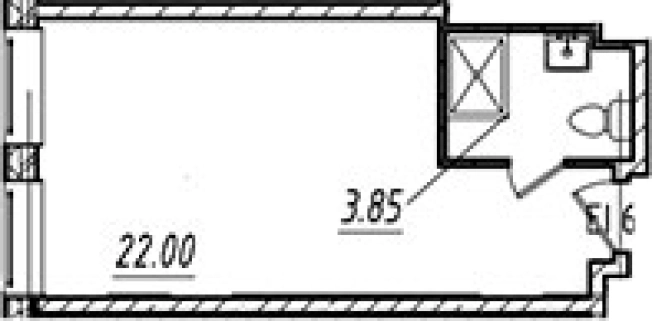 Купить Студию в ЖК Well в Санкт-Петербурге. Вариант № 8994771, 0, площадь -  квм, цена 10200000 рублей