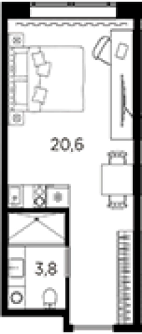 Купить квартиру в новостройках у метро Кировский завод в Санкт-Петербурге. Вариант № 6228703, 0, площадь -  квм, цена 5292882 рублей