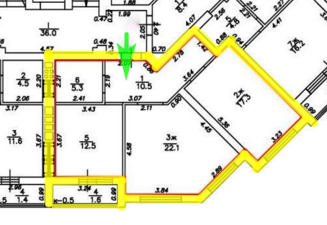Купить двухкомнатную квартиру в Калининграде. Вариант № 9183027, 14, площадь -  квм, цена 8950000 рублей