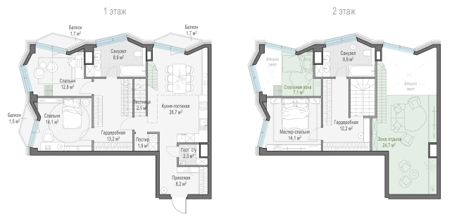 . Вариант № 111491, 0, площадь - 89.8 квм, цена 218410000 рублей