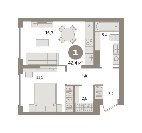 Купить однокомнатную квартиру в новостройках у метро Домодедовская в Московской области. Вариант № 8587574, 0, площадь - квм, цена 8180000 рублей