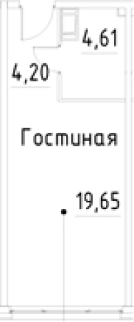 Купить Студию в новостройках на улице проспект Большевиков в Санкт-Петербурге. Вариант № 9327626, 0, площадь -  квм, цена 5844860 рублей