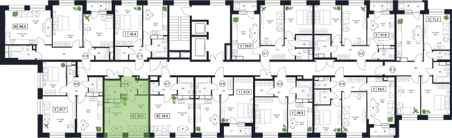 Купить Студию в Ивантеевке. Вариант № 160463, 0, площадь -  квм, цена 6278000 рублей
