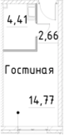 Купить Студию в новостройках на улице проспект Большевиков в Санкт-Петербурге. Вариант № 9327585, 0, площадь -  квм, цена 4777983 рублей