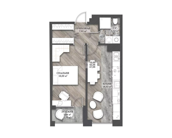 Купить квартиру в новостройках в Иванове. Вариант № 136036, 0, площадь -  квм, цена 7250320 рублей