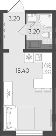 Купить квартиру в новостройках в ЖК Ручьи 2 в Санкт-Петербурге. Вариант № 7604785, 0, площадь - квм, цена 4383020 рублей