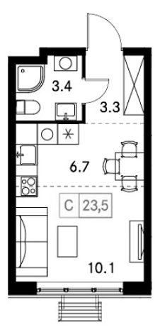 Купить квартиру в ЖК Новый Зеленоград в Московской области. Вариант № 136746, 0, площадь - квм, цена 3874151 рублей