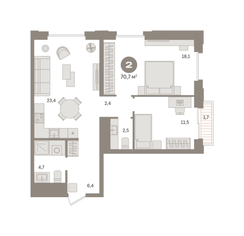 Купить двухкомнатную квартиру у метро Фонвизинская в Москве. Вариант № 8625641, 0, площадь -  квм, цена 32610000 рублей