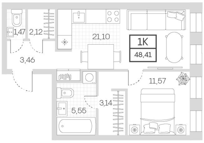 Купить квартиру у метро Тульская в Москве. Вариант № 78550, 0, площадь -  квм, цена 23236800 рублей