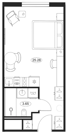 Купить Студию в новостройках у метро Пионерская в Санкт-Петербурге. Вариант № 9149316, 0, площадь -  квм, цена 9969831 рублей