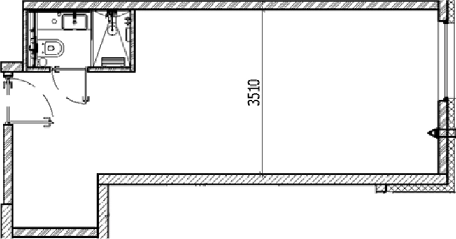 . Вариант № 8486209, 0, площадь - 33.35 квм, цена 11798698 рублей