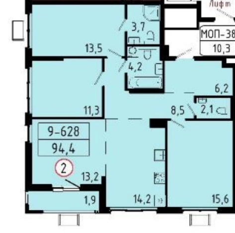 Купить квартиру в Москве. Вариант № 9884430, 0, площадь -  квм, цена 20500000 рублей