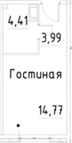 Купить Студию в новостройках на улице проспект Большевиков в Санкт-Петербурге. Вариант № 9327424, 0, площадь -  квм, цена 5049256 рублей