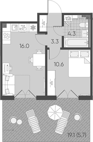 Купить двухкомнатную квартиру в новостройках в ЖК Пулково Lake в Санкт-Петербурге. Вариант № 7597241, 0, площадь -  квм, цена 9423542 рублей