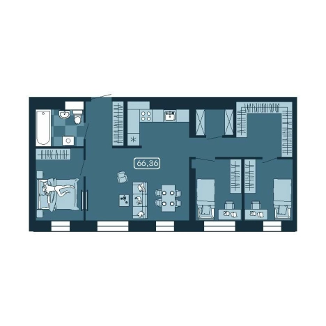 Купить четырехкомнатную квартиру в Приморском крае. Вариант № 5460212, 0, площадь -  квм, цена 11676042 рублей