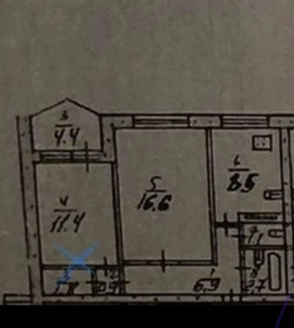 . Вариант № 44071, 8, площадь - 49.9 квм, цена 5700000 рублей