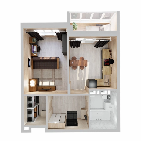 Купить квартиру в новостройках в Коврове. Вариант № 9334924, 1, площадь -  квм, цена 4525400 рублей