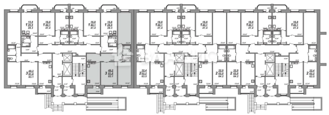Купить квартиру в новостройках на улице Лакина в Владимире. Вариант № 97503, 0, площадь -  квм, цена 8310000 рублей