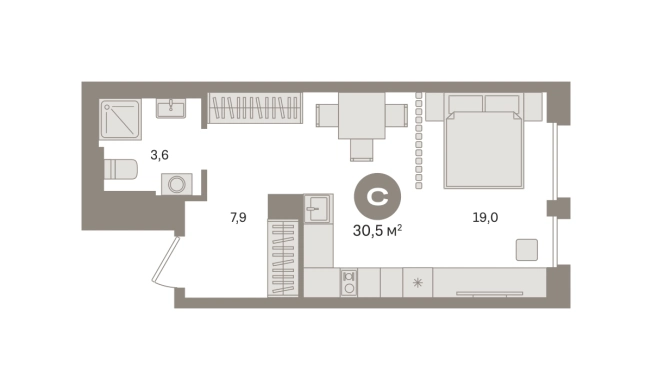 Купить Студию в новостройках в ЖК Квартал Герцена в Москве. Вариант № 8874638, 0, площадь -  квм, цена 11860000 рублей