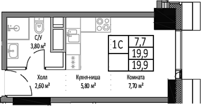 Купить квартиру в ЖК Мираполис в Москве. Вариант № 85366, 0, площадь - квм, цена 7591591 рублей