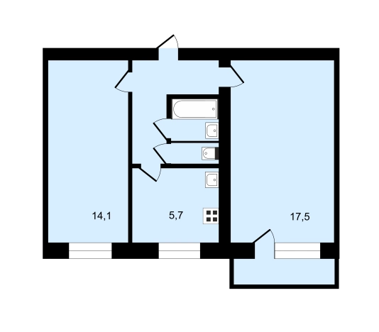 Купить квартиру на улице Космонавтов в Коврове. Вариант № 34695, 7, площадь -  квм, цена 2600000 рублей