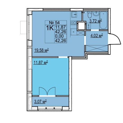 Купить квартиру в ЖК Мед в Нижнем Новгороде. Вариант № 139163, 0, площадь -  квм, цена 6310000 рублей