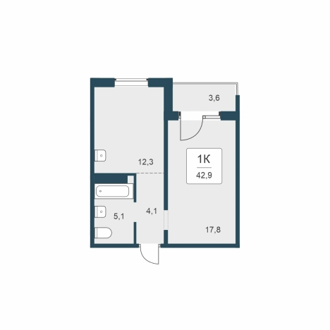 Купить квартиру в новостройках в Новосибирске. Вариант № 9874286, 0, площадь -  квм, цена 5950000 рублей