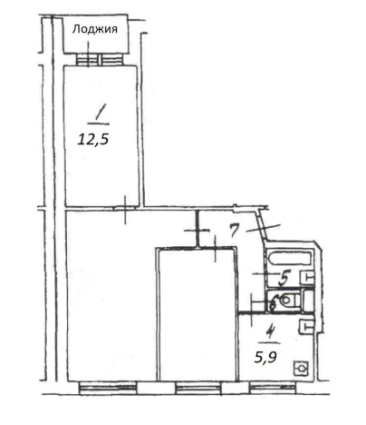 Купить квартиру в Москве. Вариант № 10424159, 7, площадь -  квм, цена 16200000 рублей
