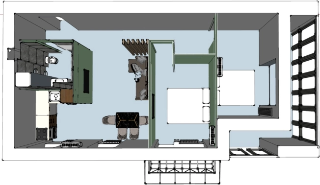 Купить квартиру в районе Красноармейский в Волгограде. Вариант № 5562849, 43, площадь -  квм, цена 7000000 рублей
